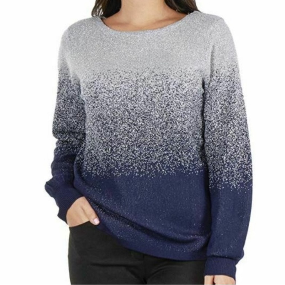 NY Collection Long Sleeve Sweater